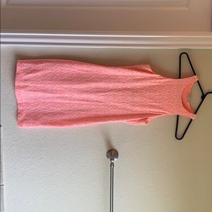 Hot pink bodycon dress